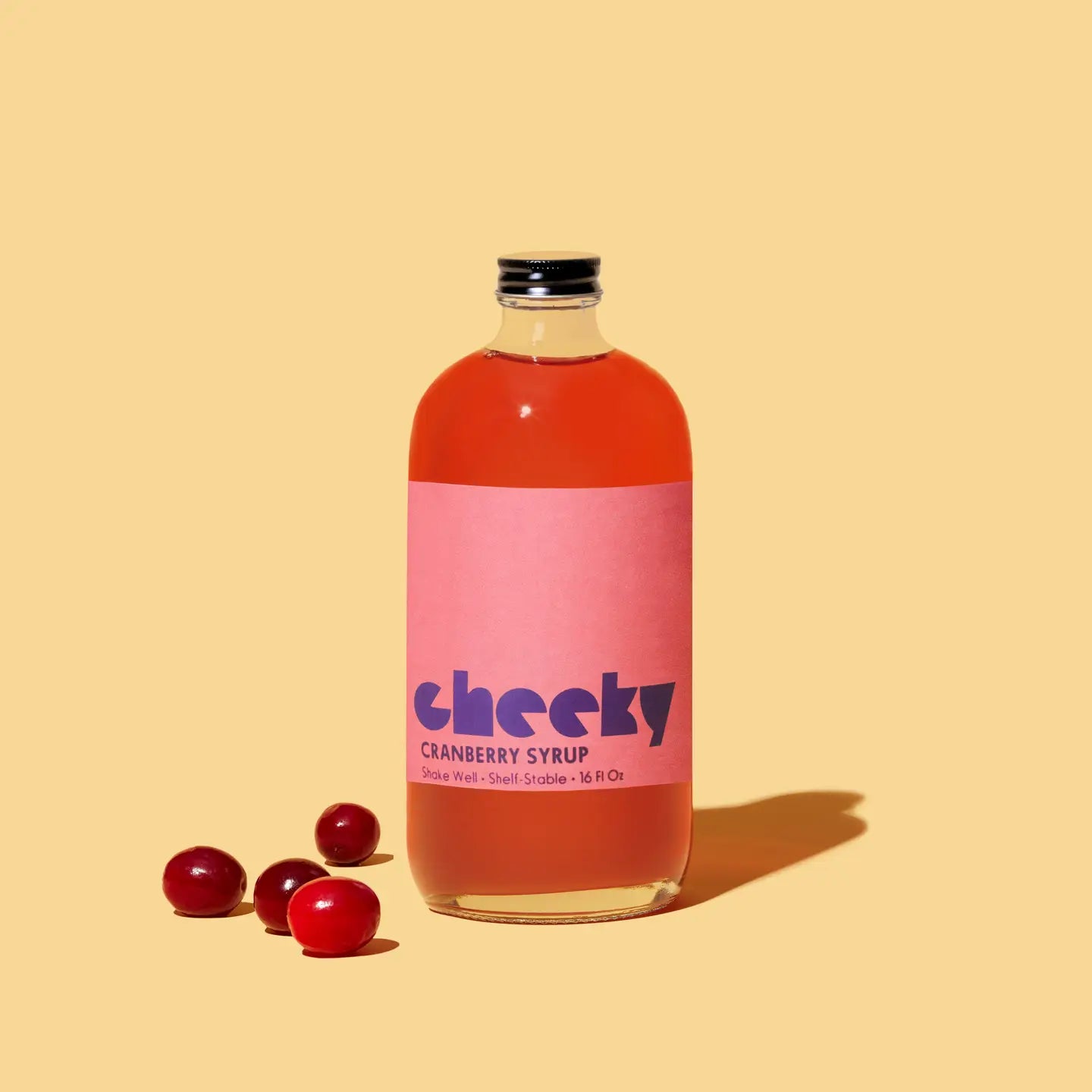 Cheeky Cranberry Syrup - 16 ounce - Gourmet Food