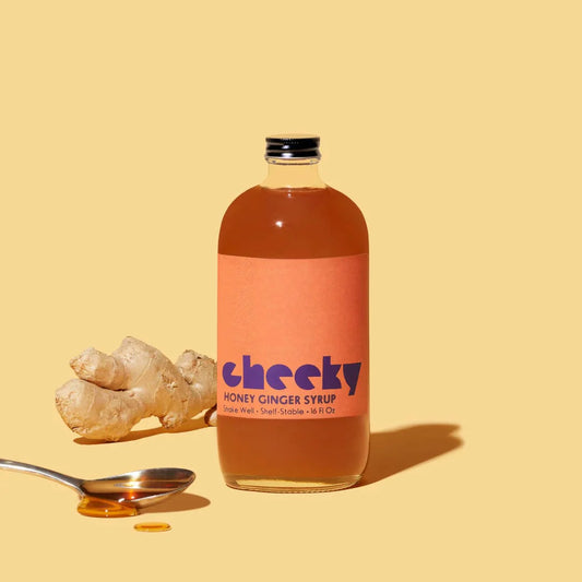 Cheeky Honey Ginger Syrup - 16 oz bottle - Gourmet Food