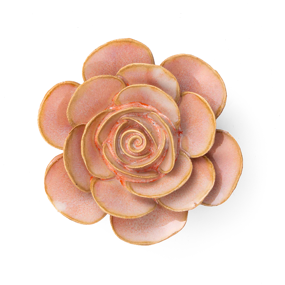 Chive “France” Ceramic Flower Collection - Pink Ranunculus - Home Decor
