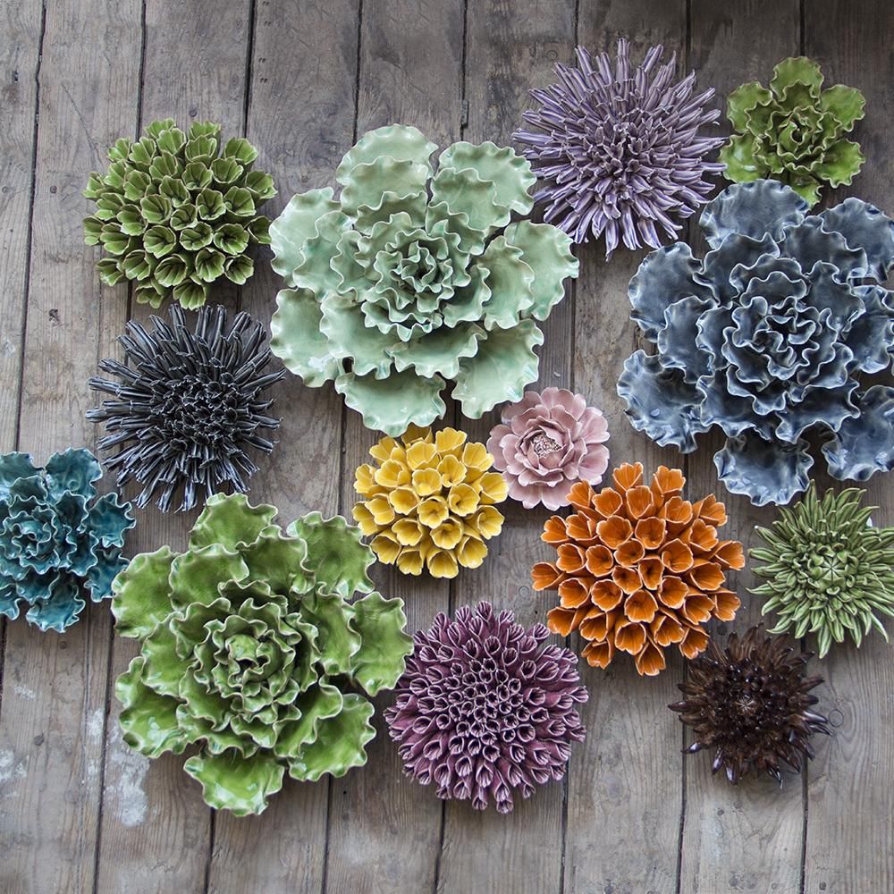 Chive Spring Ceramic Flowers and Wall Art - Home Decor