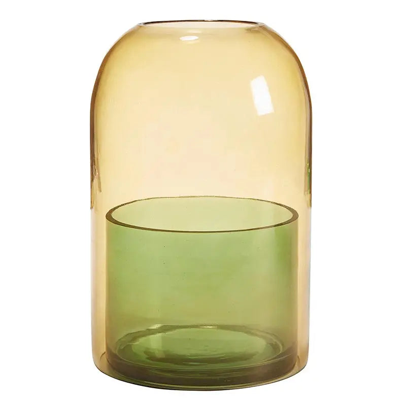 Colored Glass Candle Cloche - Medium - Candle Holder