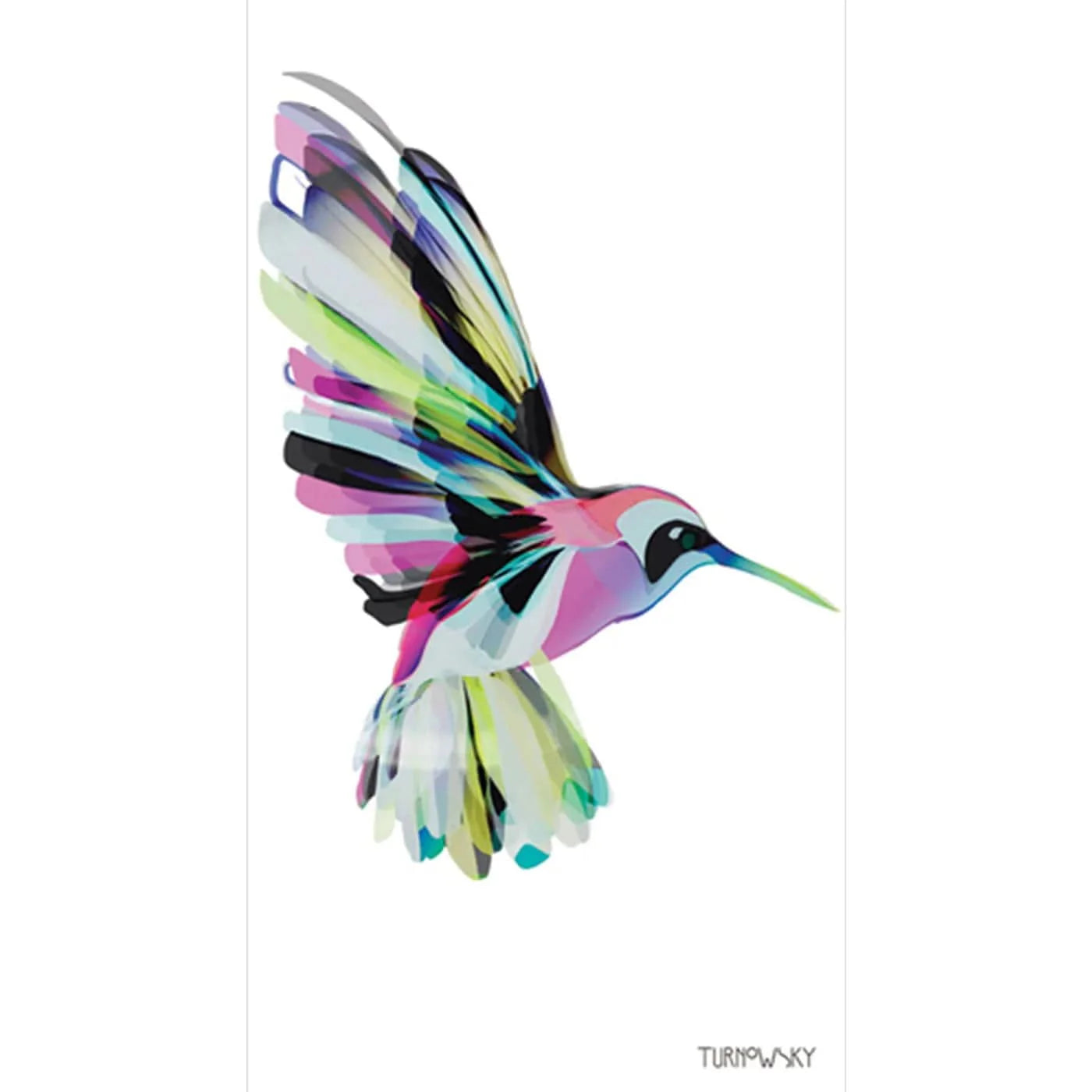 Corfu Hummingbird Guest Towel - Guest Towels