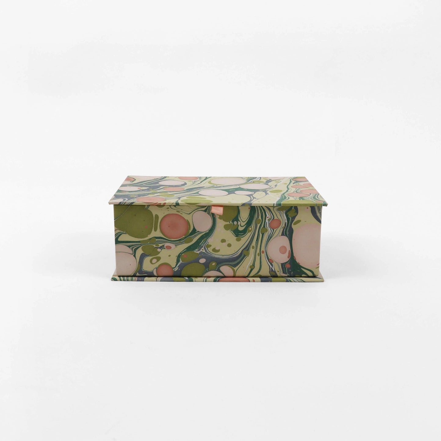 Handcrafted Marbled Keepsake Box Set - Moss Bubble & Moss Mountain