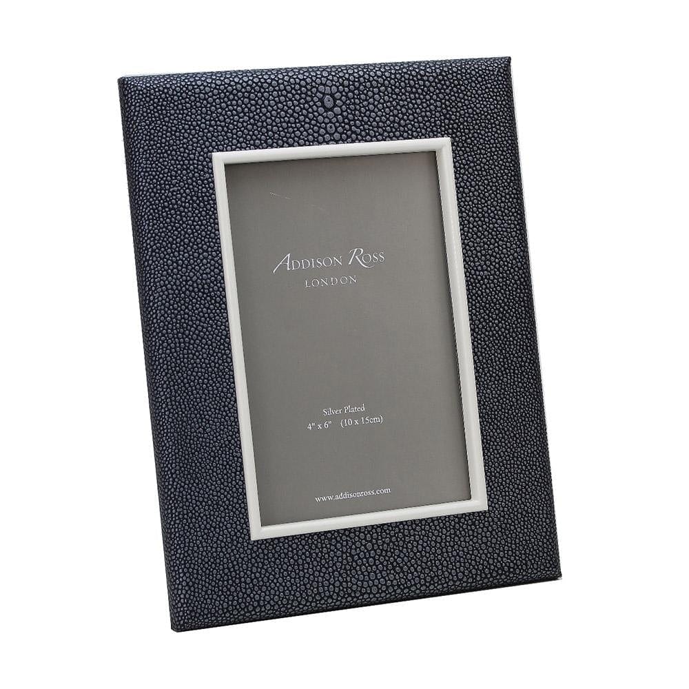 Dark Grey 4x6 Shagreen Frame - Home Decor