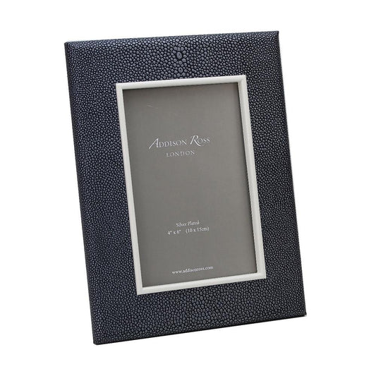 Dark Grey 4x6 Shagreen Frame - Home Decor