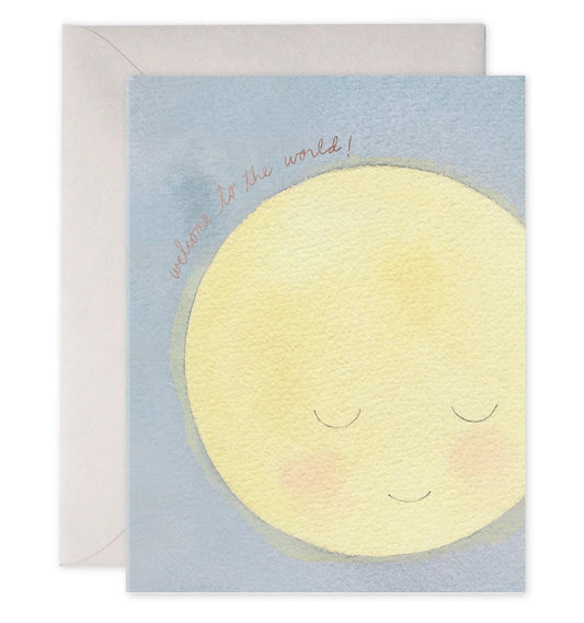 E. Frances Paper Baby Moon Greeting Card - Greeting Card