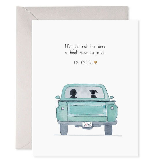 E. Frances Paper Copilot Dog Greeting Card - Greeting Card