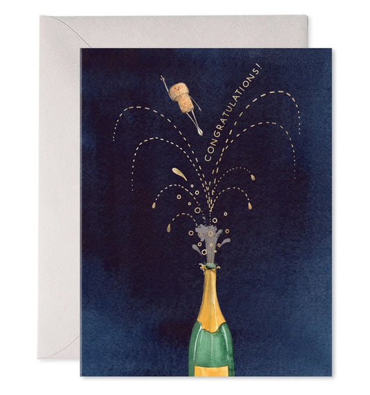 E. Frances Paper Flying Cork Greeting Card - Greeting Card