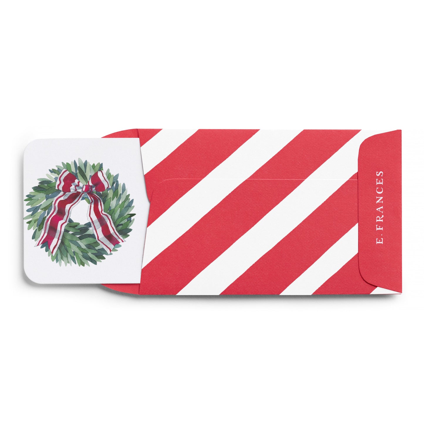 E. Frances Paper Little Notes Envelopes - Candy Cane Stripe - Holiday
