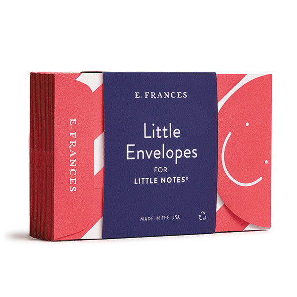 E. Frances Paper Little Notes Envelopes - Candy Cane Stripe - Holiday