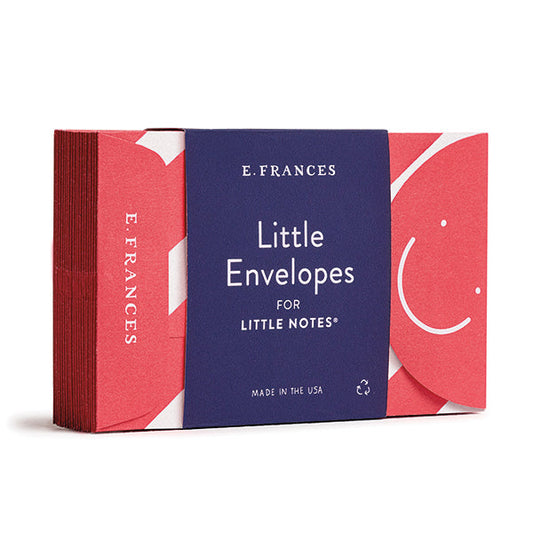 E. Frances Paper Little Notes Envelopes - Candy Cane Stripe - Holiday
