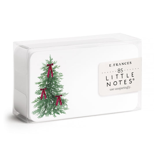 E. Frances Paper Velvet Bow Tree Little Notes - Holiday