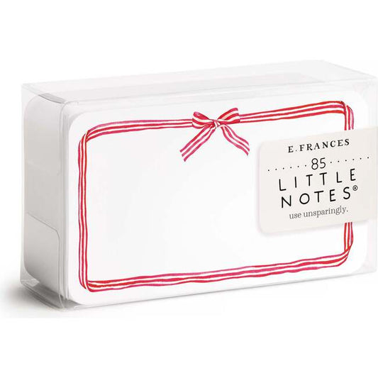 E. Frances Paper Red Ribbon Candy Little Notes