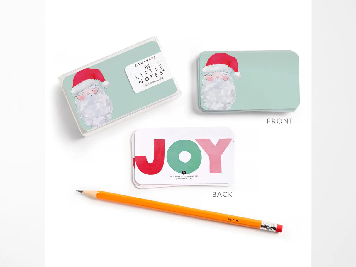 E. Frances Paper Vintage Santa Little Notes