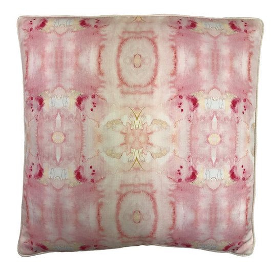 Eloise Printed Linen Pillow- Blushing - Pillows