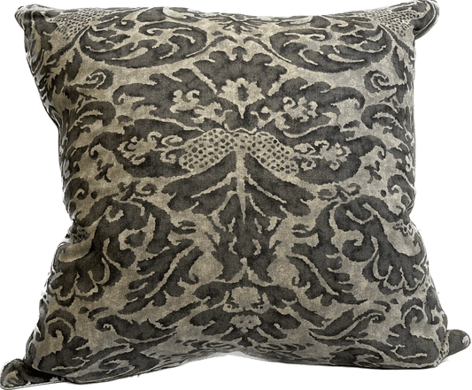 Emma 22’’x22’’ Linen Paisley Pillow - Pillows