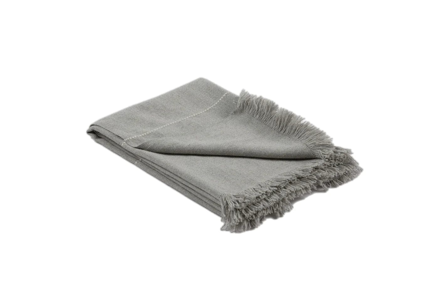 Theo Baby Alpaca Throw - Light Grey