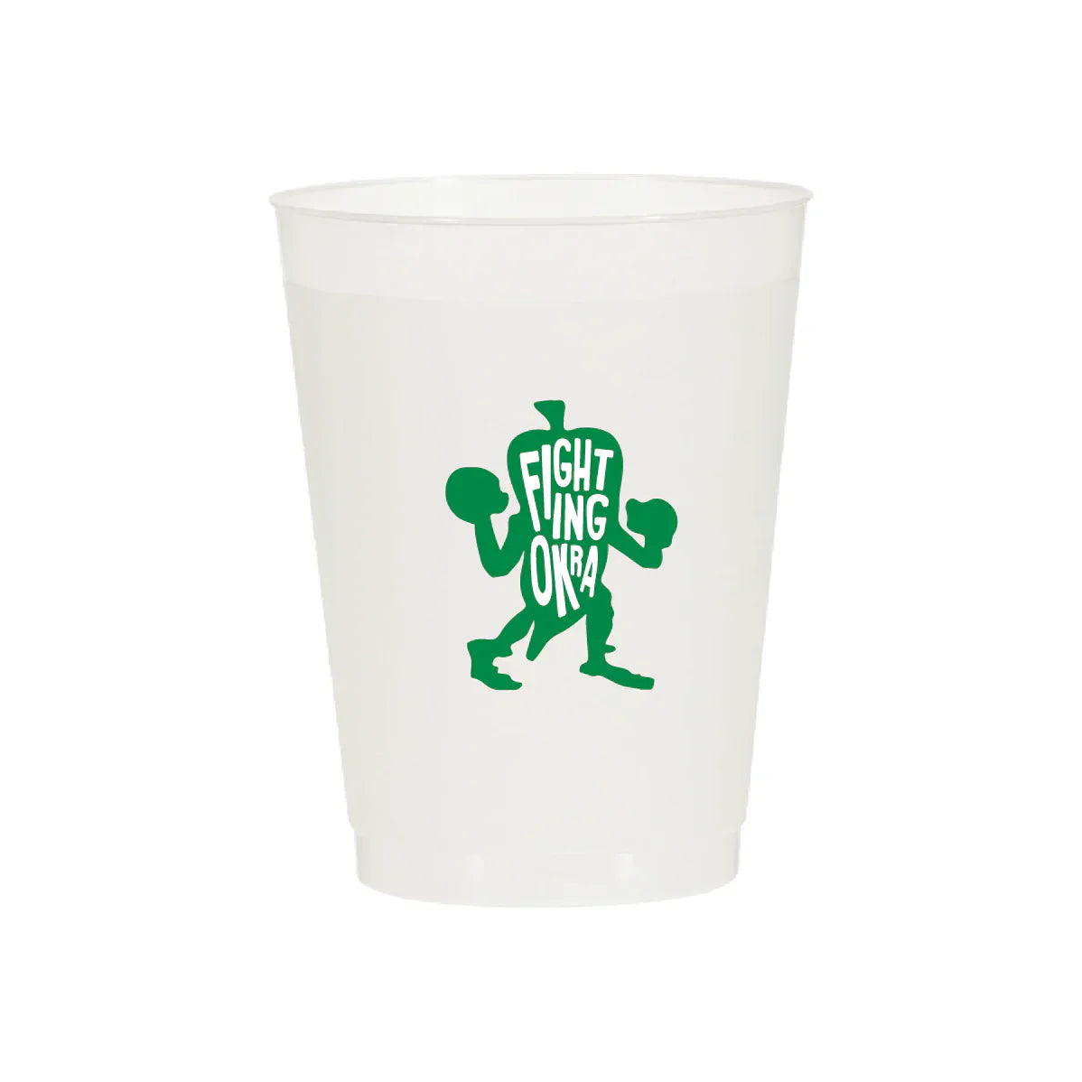 Fighting Okra Frosted Flex Cups - Frosted Flex Cups - Drinkware