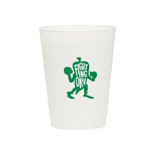 Fighting Okra Frosted Flex Cups - Frosted Flex Cups - Drinkware