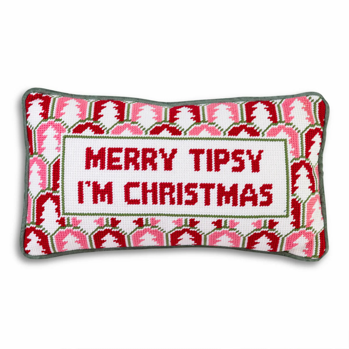 Furbish Merry Tipsy Pillow