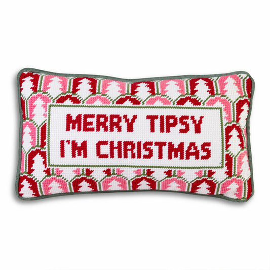 Furbish Merry Tipsy Pillow