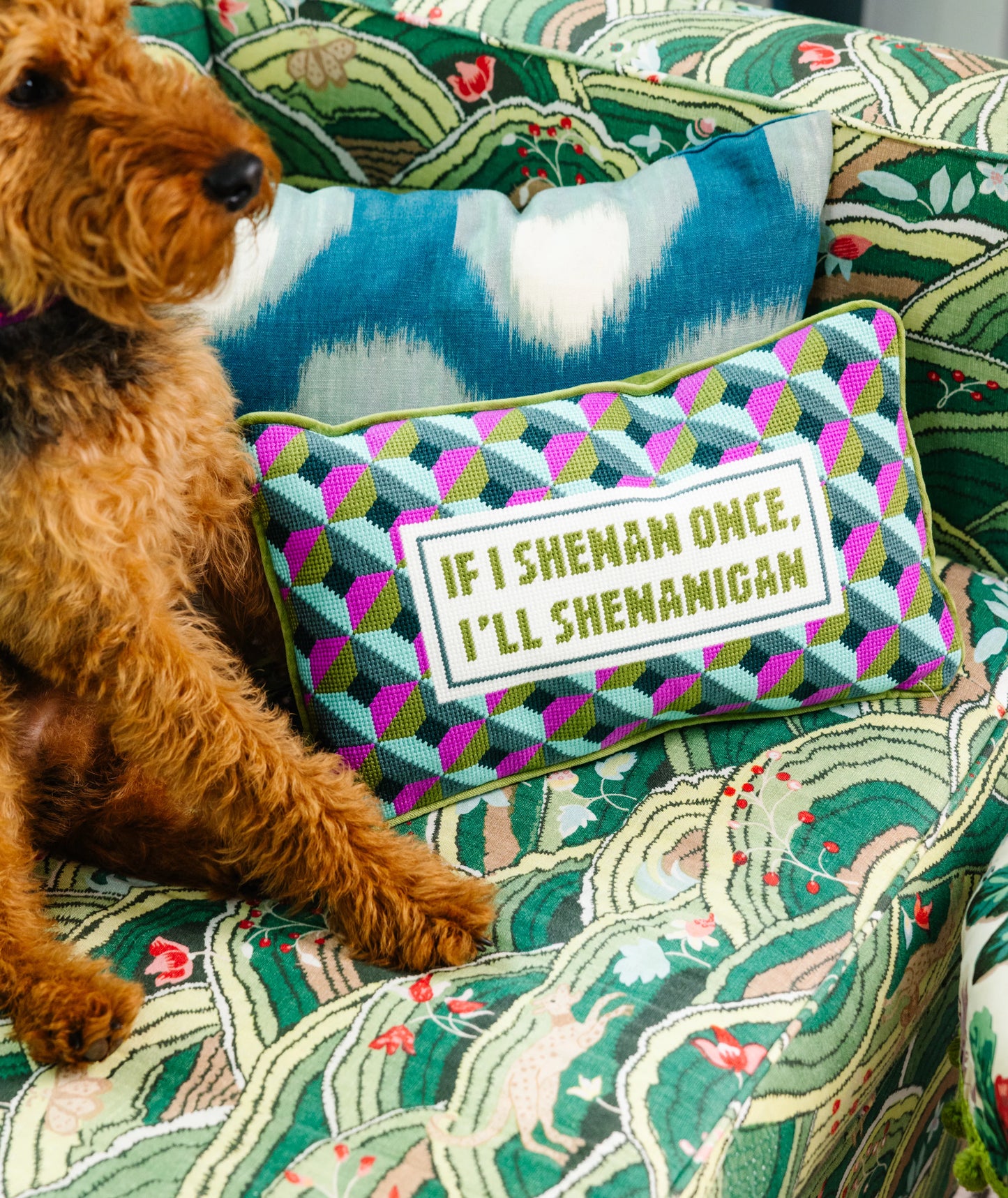 Furbish Shenanigans Pillow