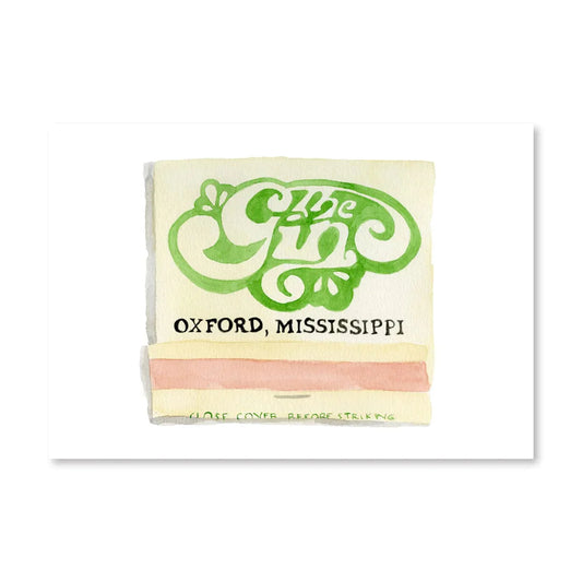Furbish ’The Gin’ Matchbook Print - 5’’ x 7’’ - Home Decor