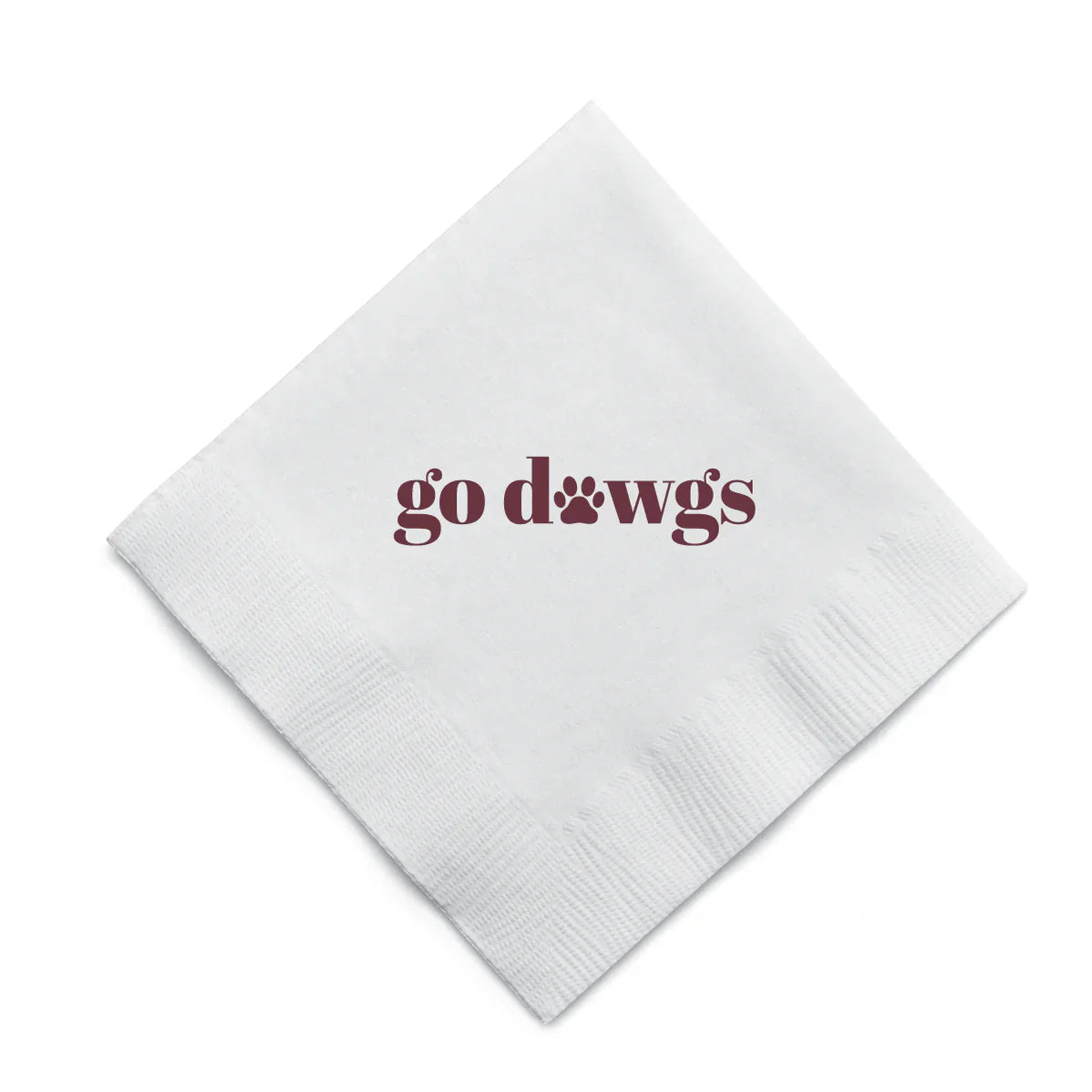 Go Dawgs Frosted Flex Cups and Beverage Napkins - Beverage Napkins - Drinkware