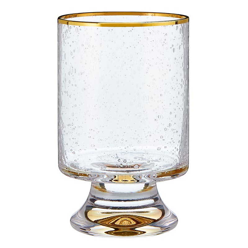 Gold Rimmed Glasses - Old Fashioned Glass - Barware