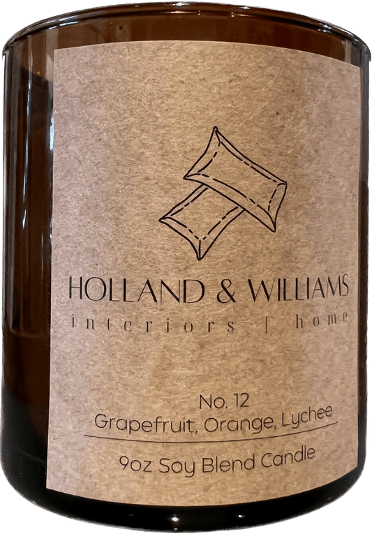 H&W Candle No.12 Grapefruit Orange and Lychee - Candle