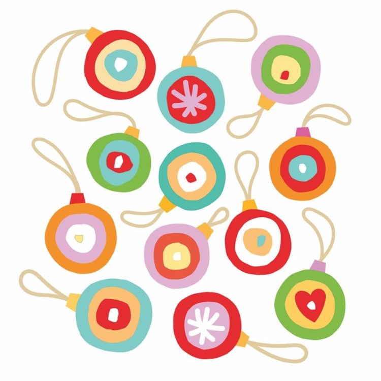 Holiday Beverage Napkins - Bright Delight