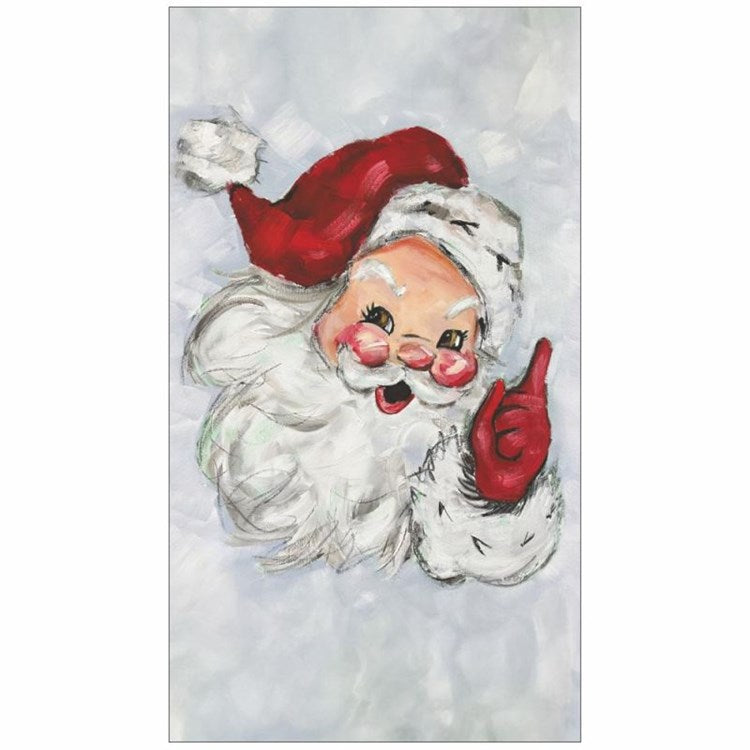 Holiday Paper Guest Towels - Jolly St Nick - Holiday