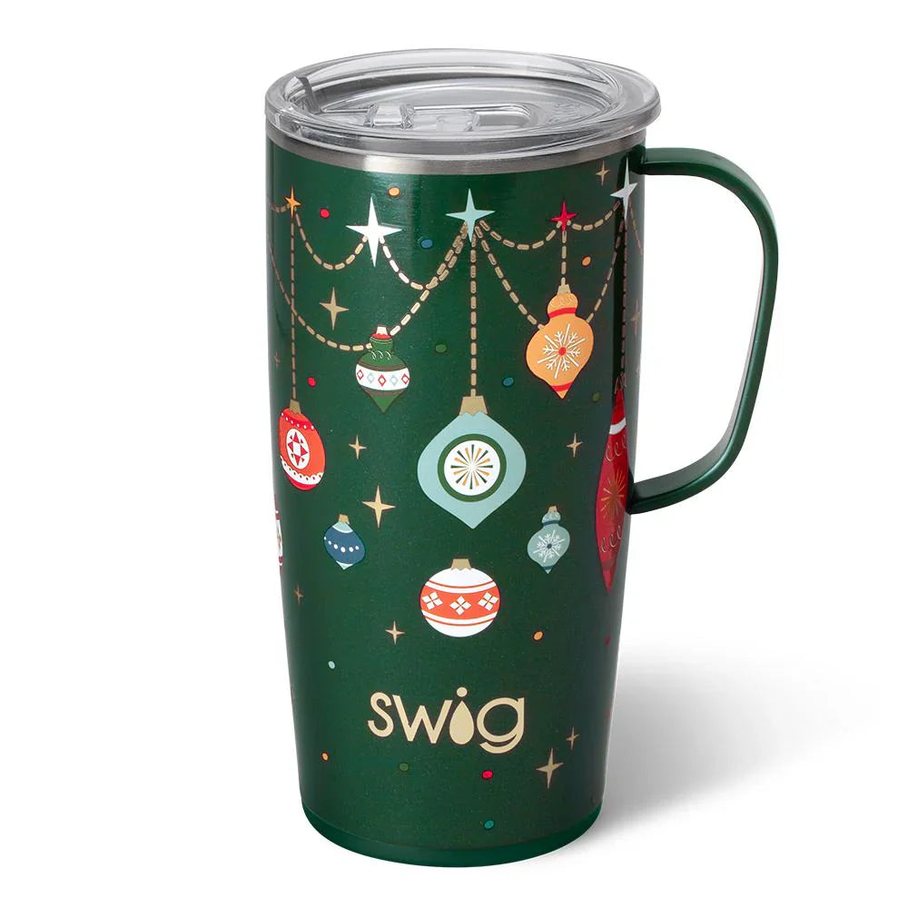 Holiday Swig Life Insulated Cups - Deck the Halls 22oz Travel Mug