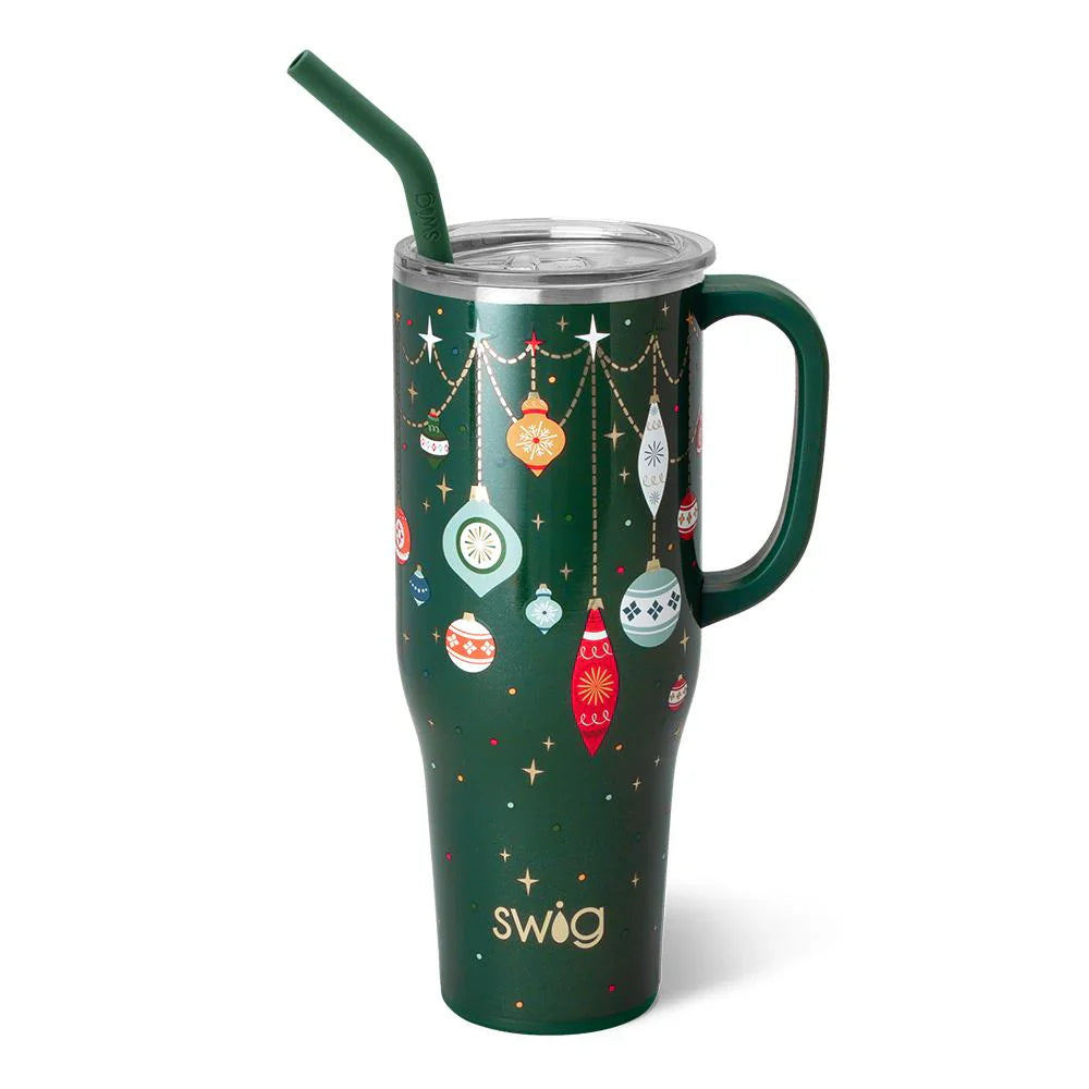 Holiday Swig Life Insulated Cups - Deck the Halls 40oz Mega Mug
