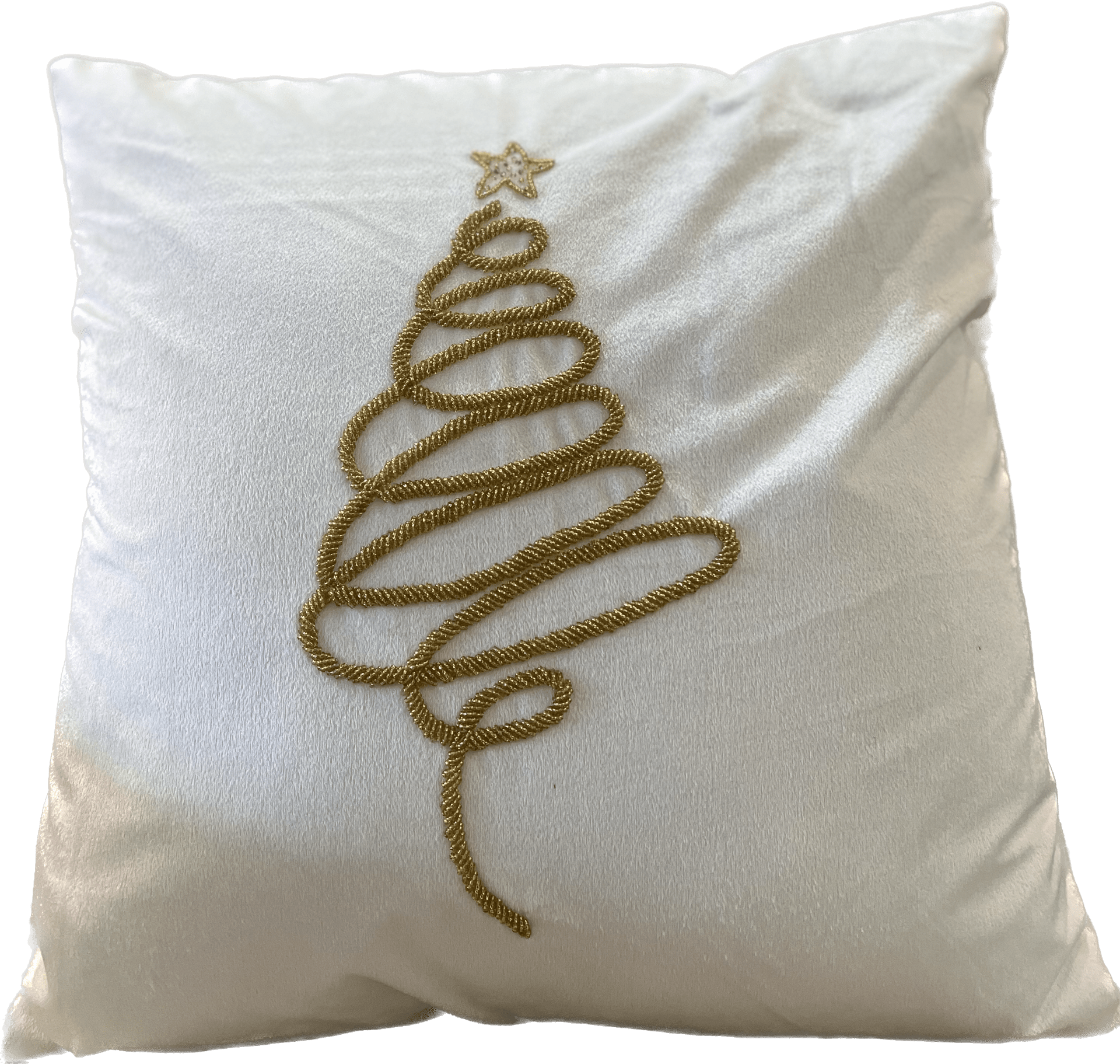 Holiday Velvet Charming Tree Pillow - Thumbnail 3