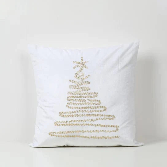 Holiday Velvet Oh Christmas Tree Pillow - Holiday