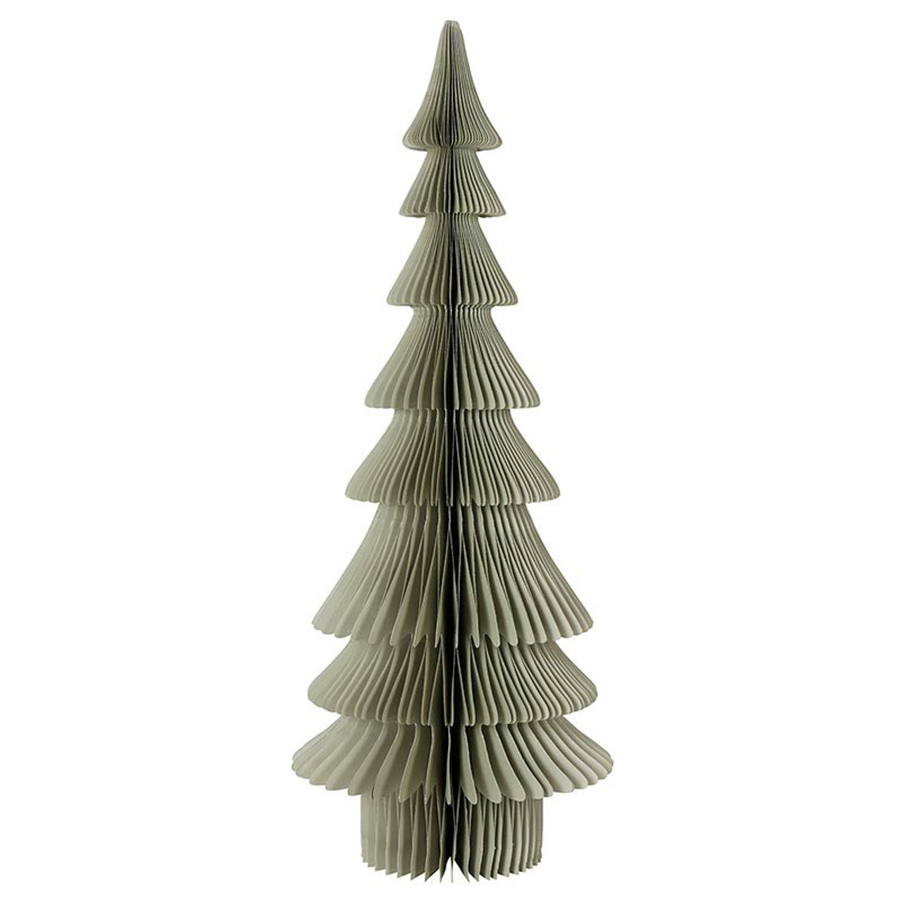 Honeycomb Paper Siberian Fir Tree 24’’ Sage Grey - Holiday