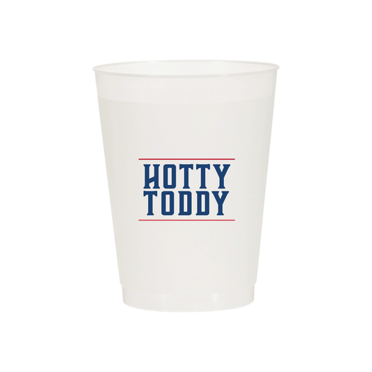 Hotty Toddy Frosted Flex Cups and Beverage Napkins - Frosted Flex Cups