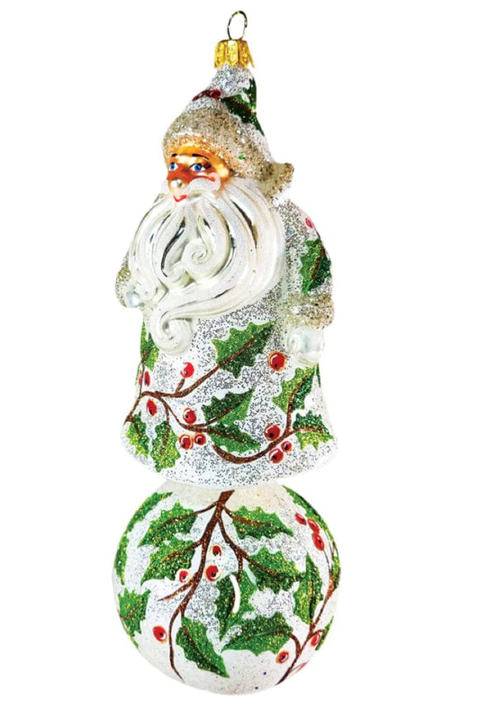 HeARTfully Yours Holly Santa Ornament