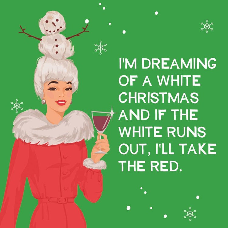 I’ll Take the Red Beverages Napkins - Beverage Napkins