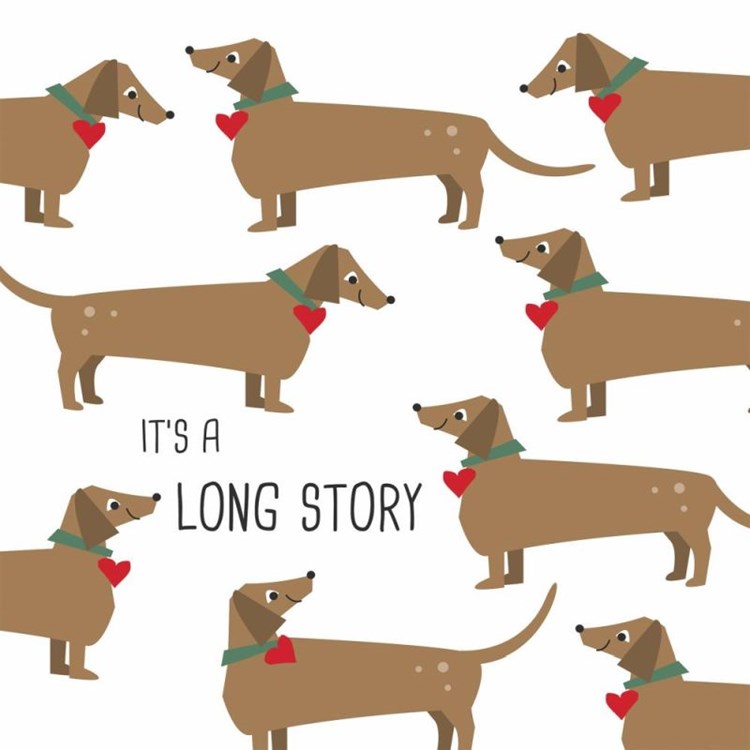 It’s a Long Story Beverage Napkins - Beverage Napkins