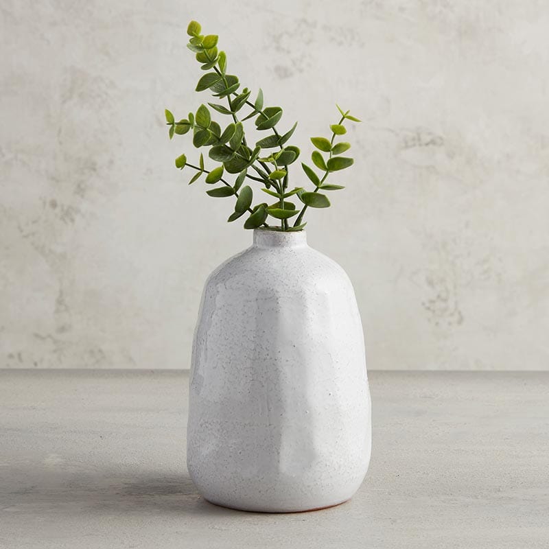 Ivory Ceramic Vase - Home Decor