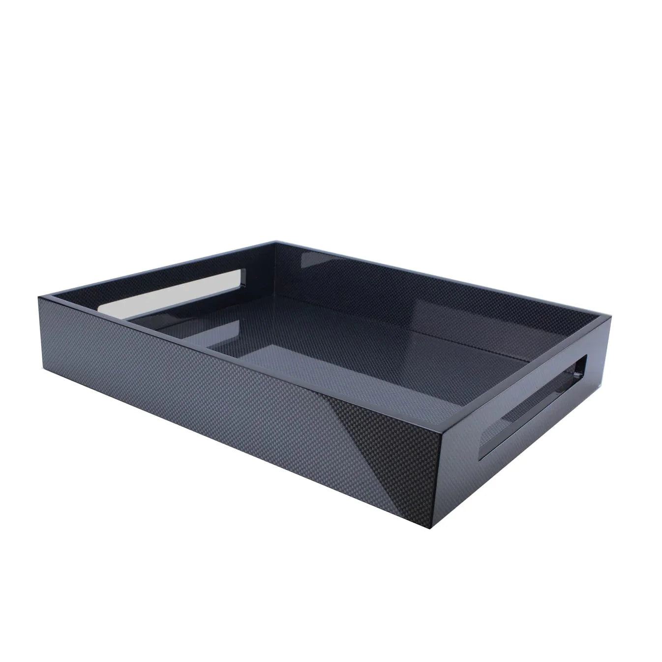 Lacquer Carbon Fibre Collection - Tray - Home Decor