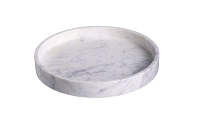 Large Round Marble Tray 12’’ - Home Decor