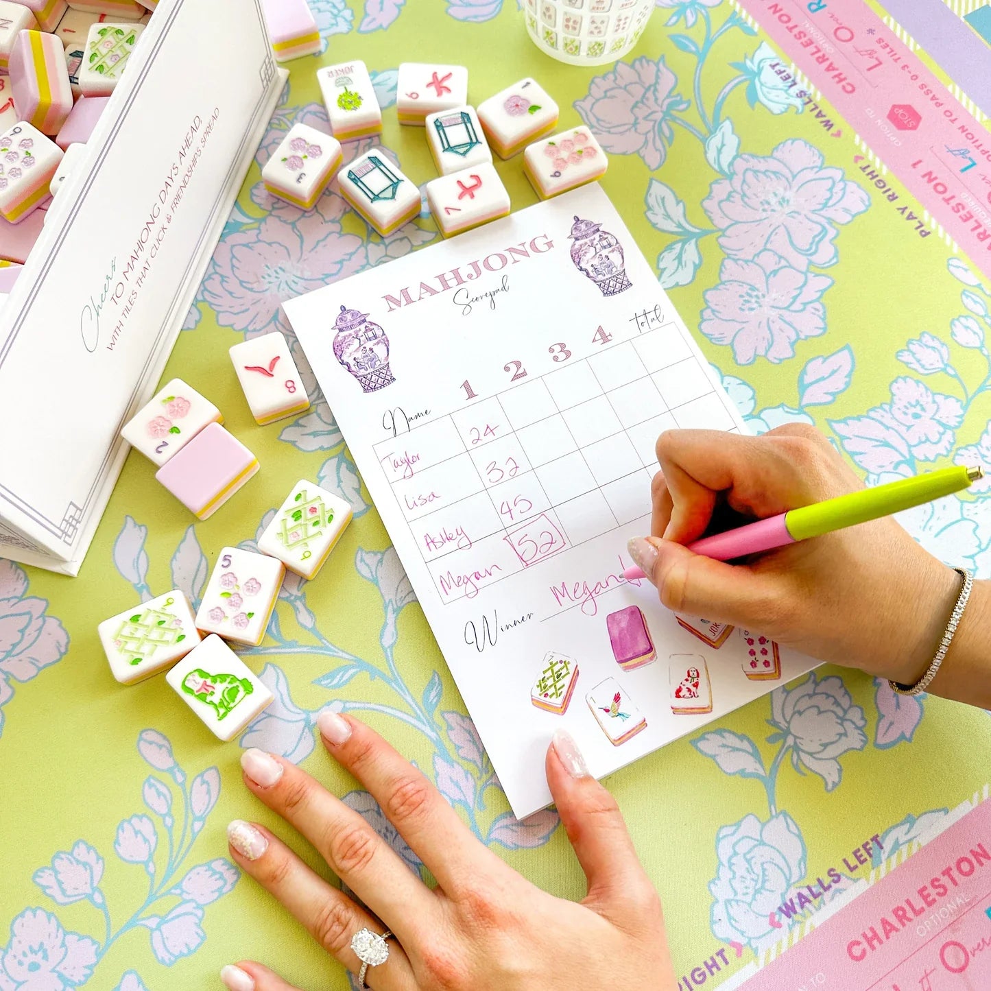 Mahjong Score Pad by Taylor Paladino - Notepad