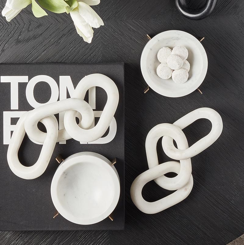 Marble Chain Links - Home Decor