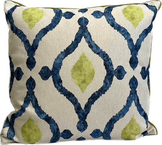 Martel 24’’x24’’ Printed Linen Pillow - Pillows