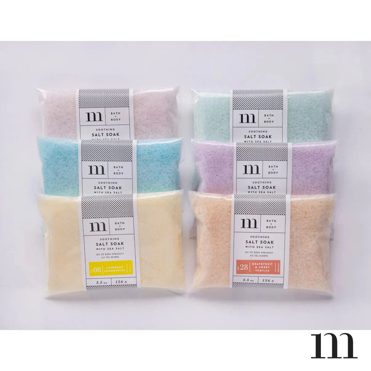 Mixture Salt Soak Envelope - Bath Salts
