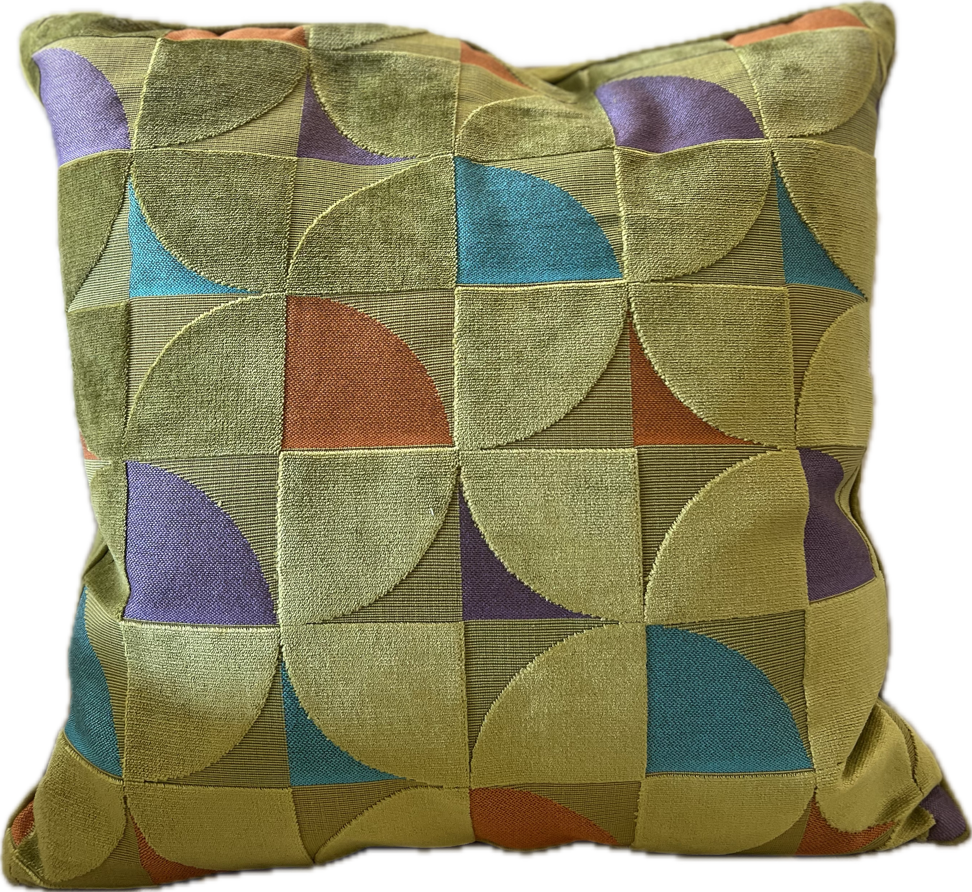 Moonshine Velvet Pillow-Aloe - Pillows