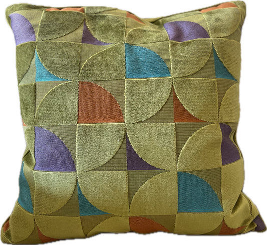 Moonshine Velvet Pillow-Aloe - Pillows
